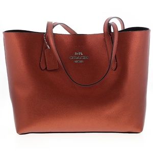 Coach Copper Metallic Tote